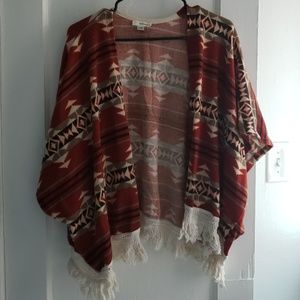 Aztec Print Cardigan